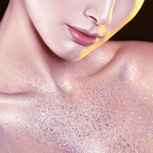 Décolletage (upper chest area)